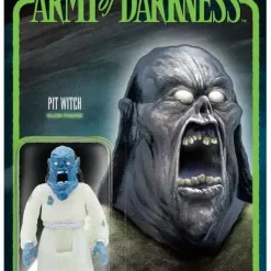 Promo 😀 ReAction Army of Darkness Wave 3 Pit Witch Exclusive Action Figure [Glow in the Dark] 😉