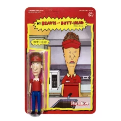 Cheap 🔔 ReAction Beavis & Butthead Butthead Action Figure [Burger World] ✔️