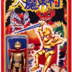 Discount ⌛ ReAction Ghost n' Goblins Arthur Action Figure [Gold Armor] 🥰