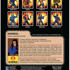 Best Pirce 🧨 ReAction G.I. Joe Wave 1 Baroness Action Figure 😍 -Super7 Elegant shop gijoereactionbaroness inset2