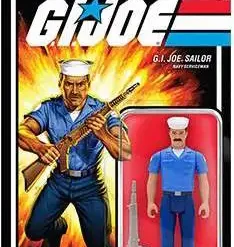 Buy 🛒 ReAction G.I. Joe Wave 2 Blueshirt Sailor with Mustache Action Figure [Light Brown] 👍