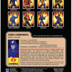 Best Pirce 🔥 ReAction G.I. Joe Wave 1 Cobra Commander Action Figure 🔥 -Super7 Elegant shop gijoereactioncobracommander inset2
