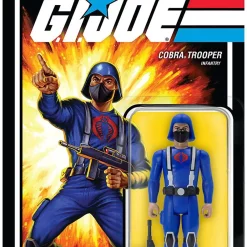 Cheap 🌟 ReAction G.I. Joe Wave 1 Cobra Trooper Y-Back Action Figure [Tan] 👍