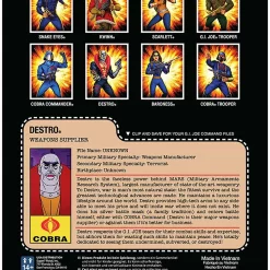 Discount 🔔 ReAction G.I. Joe Wave 1 Destro Action Figure 🔔 -Super7 Elegant shop gijoereactiondestro inset2