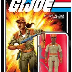 Best Sale 🧨 ReAction G.I. Joe Wave 3 Female Combat Engineer Ponytail Hair Action Figure [Brown] ⭐