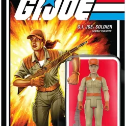 Deals 👏 ReAction G.I. Joe Wave 3 Female Combat Engineer Ponytail Hair Action Figure [Tan] 😉