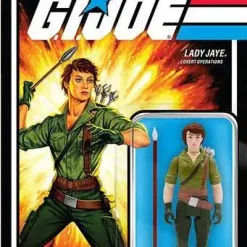 Deals 👏 ReAction G.I. Joe Wave 2 Lady Jaye Action Figure 🎁