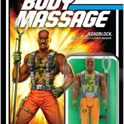 Discount 👍 ReAction G.I. Joe Wave 3 Roadblock PSA Action Figure 👏