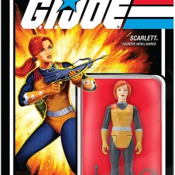 Flash Sale 😀 ReAction G.I. Joe Wave 1 Scarlett Action Figure ⌛