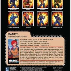 Flash Sale 😀 ReAction G.I. Joe Wave 1 Scarlett Action Figure ⌛ -Super7 Elegant shop gijoereactionscarlett inset2