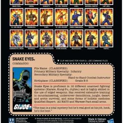 Discount 👍 ReAction G.I. Joe Wave 3A Snake Eyes Action Figure [Cartoon V2] 🥰 -Super7 Elegant shop gijoereactionsnakeyes inset2