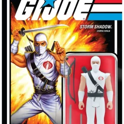 Brand new ⌛ ReAction G.I. Joe Wave 2 Storm Shadow Action Figure 🤩