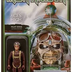 Wholesale 🔥 ReAction Iron Maiden Aces High Eddie Action Figure 🔔