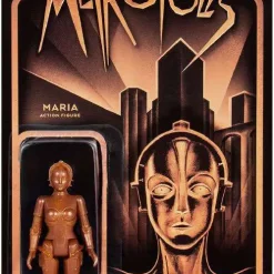 Hot Sale 🥰 ReAction Metropolis Maria Action Figure [Gold] 😍