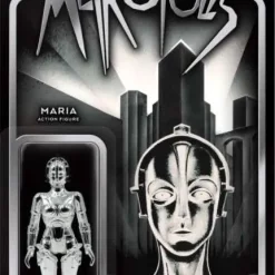 Outlet 🎉 ReAction Metropolis Maria Action Figure [Vac Metal Silver] 🎁