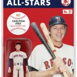 Best deal 😀 ReAction MLB Classic All-Stars Boston Red Sox Carlton Fisk Action Figure 🎉