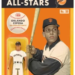 Best Pirce 👏 ReAction MLB Classic All-Stars San Francisco Giants Orlando Cepeda Action Figure 😍