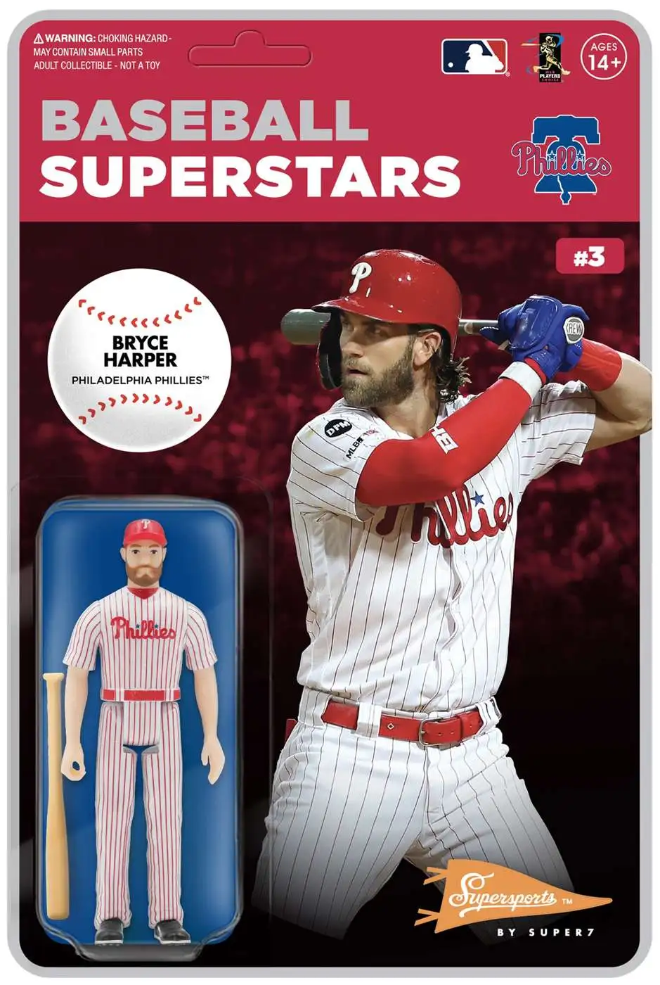 Flash Sale β ReAction MLB Modern Superstars Philadelphia Phillies Bryce Harper Action Figure π 3 Flash Sale β ReAction MLB Modern Superstars Philadelphia Phillies Bryce Harper Action Figure π