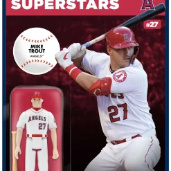 Deals 💯 ReAction MLB Modern Superstars Los Angeles Angels Mike Trout Action Figure 🎁