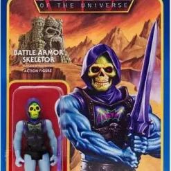 Hot Sale 🔔 ReAction Masters of the Universe Series 3 Battle Armor Skeletor Action Figure 😉