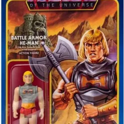 Best deal 🤩 ReAction Masters of the Universe Battle Armor He-Man Action Figure [Battle Damaged Version] 👍