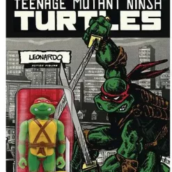 New 🧨 ReAction Teenage Mutant Ninja Turtles Leonardo Action Figure [Mirage Variant] 🛒