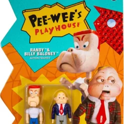 Best Pirce 🔥 ReAction Pee Wees Playhouse Randy & Billy Baloney Action Figure 🛒