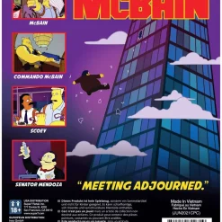 Hot Sale ⌛ ReAction The Simpsons Wave 1 McBain Action Figure [Commando] ✔️ -Super7 Elegant shop reactioncommando inset2