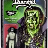 Cheap ✨ ReAction 🎃 Halloween Series King Diamond Action Figure [Glow-in-the-Dark] ✔️ -Super7 Elegant shop reactionkngdiamondglow