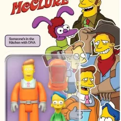 Brand new 🔔 ReAction The Simpsons Wave 2 Troy McClure Action Figure [Someone's in the Kitchen With DNA] 😉