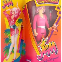 Best deal 👏 ReAction Jem & The Holograms Jem Exclusive Action Figure [Neon, Retro Box] ❤️