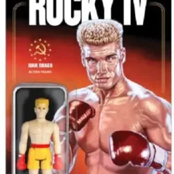 New 🤩 ReAction Rocky IV Ivan Drago Action Figure ✔️