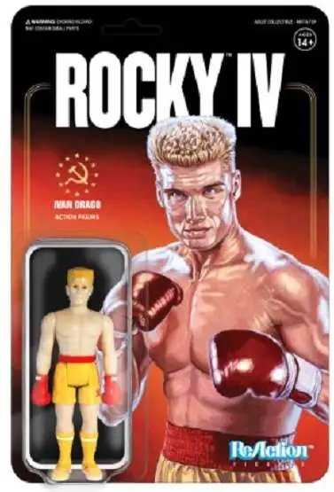 New π€© ReAction Rocky IV Ivan Drago Action Figure βοΈ 3 New π€© ReAction Rocky IV Ivan Drago Action Figure βοΈ