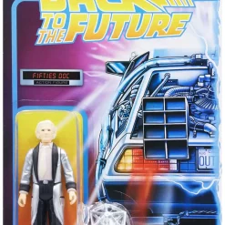 Promo 🎉 ReAction Back to the Future 2 Doc Brown 1950's Action Figure ⭐