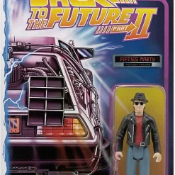 Promo 🧨 ReAction Back to the Future 2 Marty McFly 1950's Action Figure ✨