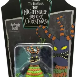Promo 💯 ReAction Nightmare Before 🔔 Christmas Harlequin Action Figure ⭐