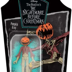 Deals ⭐ ReAction Nightmare Before 🔔 Christmas Wave 2 Pumpkin King Action Figure 🎉