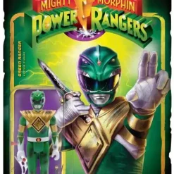 Brand new ✨ ReAction Mighty Morphin Power Rangers Green Ranger Exclusive Action Figure [Battle Damaged] 👏