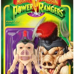 Best Sale 🌟 ReAction Mighty Morphin Power Rangers Pudgy Pig Action Figure 😉