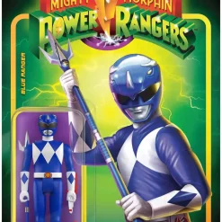 Super7 Elegant shop 19 Promo π ReAction Mighty Morphin Power Rangers Wave 3 Blue Ranger Action Figure π