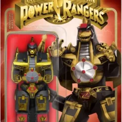 Outlet 🥰 ReAction Mighty Morphin Power Rangers Dragonzord Action Figure [Black & Gold] (Pre-Order ships January) 😀