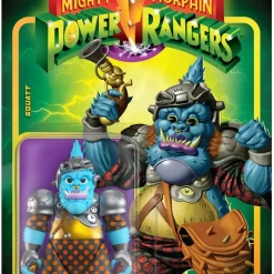 Wholesale 🌟 ReAction Mighty Morphin Power Rangers Wave 3 Squatt Action Figure 🔥