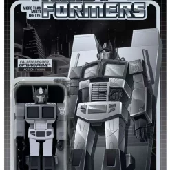 Coupon 🧨 ReAction Transformers Fallen Leader Optimus Prime Exclusive Action Figure 🥰