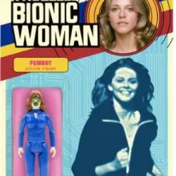 Wholesale 🔥 ReAction The Bionic 👩 Woman Fembot Action Figure ⭐