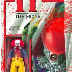 Outlet 🎉 ReAction IT The Movie Wave 1 Pennywise Monster Action Figure [Blood Splatter] ❤️