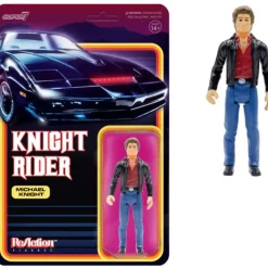 Buy 🔥 ReAction Knight Rider Wave 1 Michael Knight Action Figure 👍
