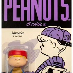 Deals 👏 ReAction Peanuts Schroeder Action Figure [Baseball Outfit] 🛒