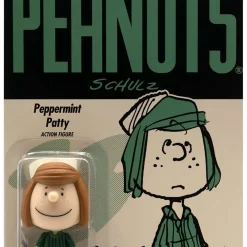 New 🤩 ReAction Peanuts Camp Peppermint Patty Action Figure 🥰