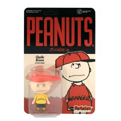 Best deal 🌟 ReAction Peanuts Charlie Brown Manager Action Figure 👍