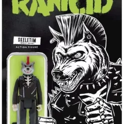 Cheap 🛒 ReAction Rancid Skeletim Action Figure [Wolf Head] ✔️